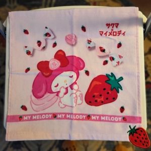 My Melody Strawberry Sakuma Sanrio Hand Towel